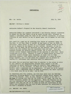 Memo from William D. Brewer to Mr. Davies re: Ambassador McGhee's Proposal re New Security Council Resolution, July 15, 1968