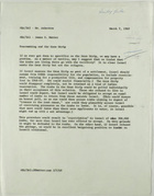 Memo from James K. Matter to Mr. Atherton re: Peacemaking and the Gaza Strip, March 7, 1969