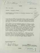 Memo from William D. Brewer to Mr. Sisco re: Amplification of Statement of Principles Governing Arab–Israel Settlement, March 13, 1969