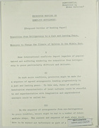 Proposed Outline of Working Paper re: Princeton Meeting on Conflict Settlement - Transition from Belligerency to a Just and Lasting Peace - Measures to Change the Climate of Opinion in the Middle East, submitted by Gidon Gottlieb, 1969