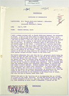 Memorandum of conversation between H. E. Yacoub Abdul-Aziz Rasheed and Harrison M. Symmes, re: Kuwaiti ambassador's appeal to US to stop Israeli military action, June 6, 1968