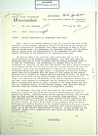 Memorandum from Robert M. Sayre to Mr. Stevenson re: Possible Termination of Commuters from Mexico, June 26, 1961