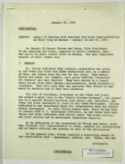 Confidential Memo re: American Red Cross Representatives Report on Havana Trip, January 1963