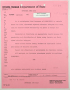 Telegram from Department of State to all American diplomatic and consular posts re: Issuance of CLEARCERTS to vessels bound for Cuba, October 25, 1962