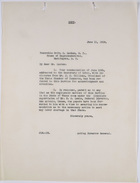 Copy of Letter from Acting Director-General to Fritz G. Lanham re: U.S. Employment Service in TX, June 11, 1919