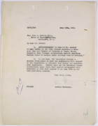 Copy of Letter from John W. Abercrombie to John N. Garner re: Special Arrangement for Importation of Mexican Laborers, June 12, 1919