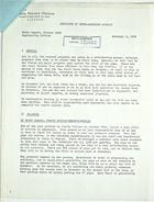 Field report from Gardner Gantz, re: October 1943 report of El Oro Technical Mission Engineering Section, November 6, 1943