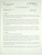 Field report from Gardner Gantz, re: September 1943 report of El Oro Technical Mission Engineering Section, October 8, 1943