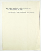 Archival cover sheet, re: General records of El Oro Technical Mission, 1942-44 (Entry 152)