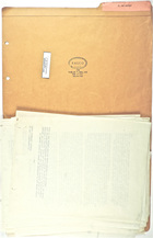 Archival folder, re: El Oro Report, undated