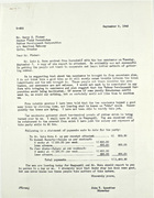 Letter from John T. Lassiter to Harry E. Fisher re: Luis A. Mora, September 9, 1943
