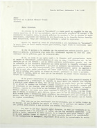 Letter from Luis A. Mora to Director de la Mision Tecnica Orense, September 7, 1943