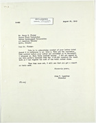 Letter from John T. Lassiter to Harry E. Fisher re: Luis A. Mora, August 20, 1943