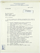 Letter from John M. Clark to John T. Lassiter re: El Oro Technical Mission Correspondence, May 29, 1943