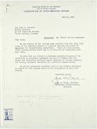 Letter from John M. Clark to Dr. Ovalle and Mr. Hunsinger re: Equipment for spray-killing mosquitos, May 11, 1943