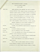 Text of Broadcast by Angel G. Sandoval on El Oro Project, Ecuador, April 9, 1943