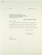 Letter from John T. Lassiter to John M. Clark, April 24, 1943