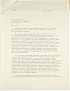 Letter from John M. Clark to Kalervo Obert re: Report on 