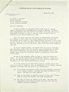 Letter from John M. Clark to John T. Lassiter re: Jorge E. Salazar Lopez, March 18, 1943