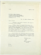 Letter from John T. Lassiter to John M. Clark re: Leopoldo Benites incident, April 9, 1943