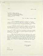 Letter from John T. Lassiter to John M. Clark re: Lawrence U. Chandler, April 5, 1943