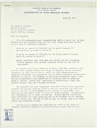 Letter from John M. Clark to John T. Lassiter re: Payroll and Harry Clement, Apri 5, 1943