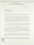 Letter from John M. Clark to John T. Lassiter re: General Report and project feasibility, March 31, 1943