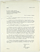 Letter from John T. Lassiter to John M. Clark, March 20, 1943