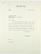 Letter from John T. Lassiter to Edwin R. Kinnear, March 12, 1943