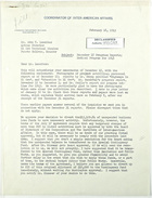 Letter from Charles O'Neill to John T. Lassiter re: December 15 Progress Reports; Medical Program for 1943, February 18, 1943