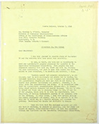 Letter from A. G. Sandoval to Mr. Putzel re: Agricultural Program, October 7, 1942