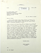 Letter from John T. Lassiter to Charles O'Neill re: Possible Supply of Steers, June 1, 1943