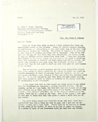 Letter from John T. Lassiter to John M. Clark re: Rumors of Peruvian Invasion, May 15, 1943