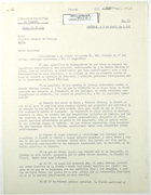 Letter from A. Zavala L. to Director General de Trabajo re: El Oro Technical Mission, April 9, 1943
