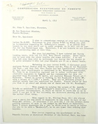 Letter from Edwin R. Kinnear to John T. Lassiter, April 5, 1943
