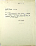 Letter from John T. Lassiter to Edwin R. Kinnear re: Mr. Sandoval & Dr. Gattoni's Studies on Rubber Production in the Province, December 26, 1942