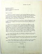 Letter from John T. Lassiter to Edwin R. Kinnear, November 28, 1942