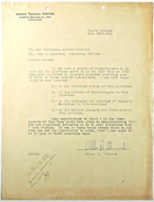 Letter from Allen R. Edwards to Lee Hunsinger and John T. Lassiter re: Expenses, November 21, 1942