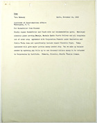 Copy of Message from Edwin R. Kinnear for Rockefeller, November 14, 1942