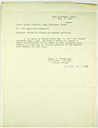 Memo from Thomas T. Thornburgh, Camp Mercedes, to Dept. Adjutant re: Effect of Mexican Soldiers on Morale, December 31, 1919