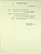 Memo from Edward J. Gracey, Fort Ringgold, TX, to Chief of Morale Branch, War Dept., DC re: Effect of Mexican Soldiers on Morale, December 13, 1919