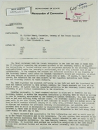 Memo of Conversation re: Secretary General and Invitation to Budapest, April 15, 1957