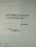 Letter from Armin H. Meyer to Ian S. Michie, August 28, 1965