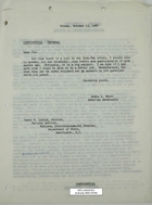 Letter from U.S. Ambassador Armin H. Meyer to James M. Ludlow, U.S. Department of State, re: Questionnaire, October 13, 1965
