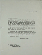 Letter from Armin H. Meyer to His Imperial Majesty Mohamad Reza Pahlavi, December 30, 1965