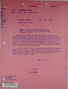 Memo from Armin H. Meyer to Department of State re: Iranian Arms to Yemen, May 7, 1966