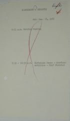 Ambassodor's Schedule, Wed. Dec. 28, 1966
