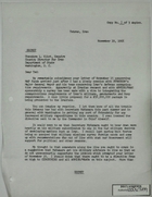 Letter from Armin H. Meyer to Theodore L. Eliot, November 19, 1966