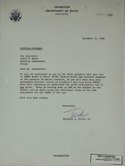 Letter from Theodore L. Eliot, Jr. to Armin H. Meyer, November 10, 1966