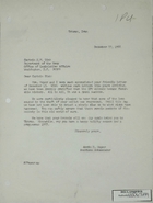 Letter from Armin H. Meyer to Captain Sisk, December 22, 1966